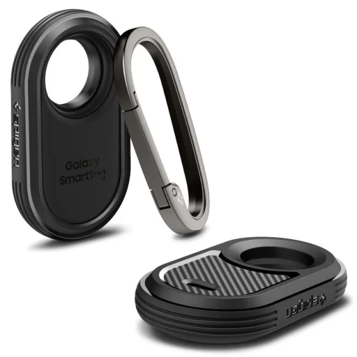 Puzdro Spigen Rugged Armor pre Samsung Galaxy SmartTag 2 matné čierne - 6