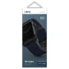 Uniq Straden Bőr Hibrid Szíj Apple Watch 1/2/3/4/5/6/7/8/SE/SE2/Ultra 42/44/45/49mm - kék thumbnail