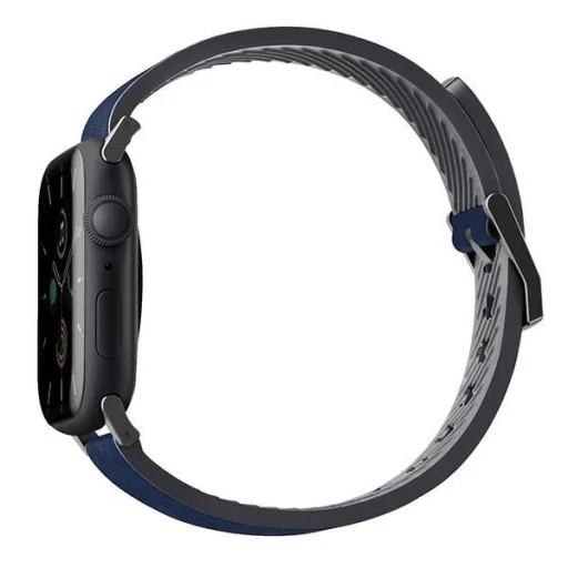 Uniq Straden Bőr Hibrid Szíj Apple Watch 1/2/3/4/5/6/7/8/SE/SE2/Ultra 42/44/45/49mm - kék - 2