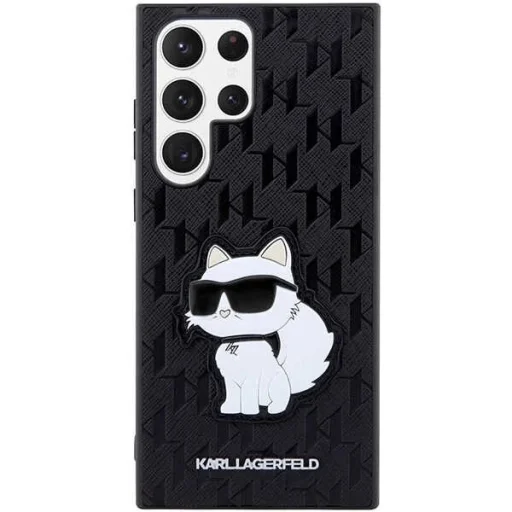 Karl Lagerfeld KLHCS23LSAKLHCPK S23 Ultra S918 fekete/fekete Saffiano Monogram Choupette tok - 3