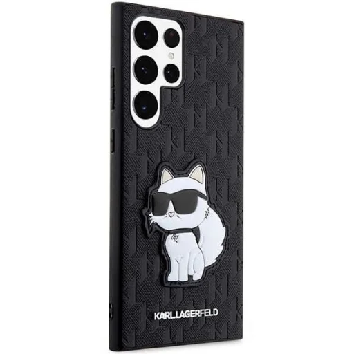 Karl Lagerfeld KLHCS23LSAKLHCPK S23 Ultra S918 fekete/fekete Saffiano Monogram Choupette tok - 4