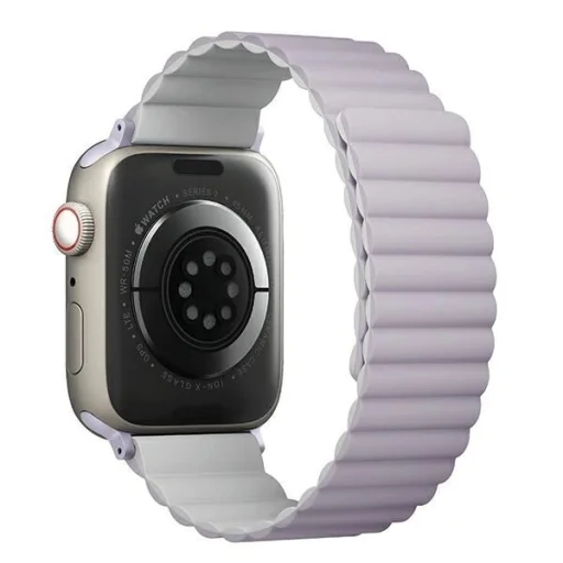 Uniq Revix szíj Apple Watch 1/2/3/4/5/6/7/8/SE/SE2/Ultra 42/44/45/49mm - lila-fehér - 4