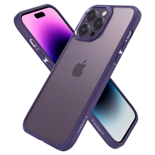  iPhone 14 Pro Mély Lila Spigen Ultra Hybrid tok - 7