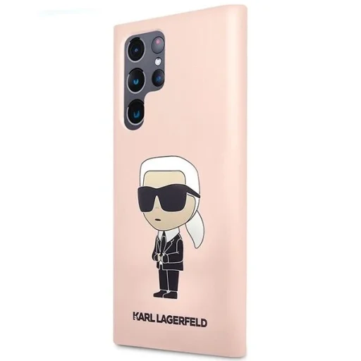 Karl Lagerfeld KLHCS23LSNIKBCP Sam S23 S918 Ultra hardcase pink/pink Silicone Ikonik - 2