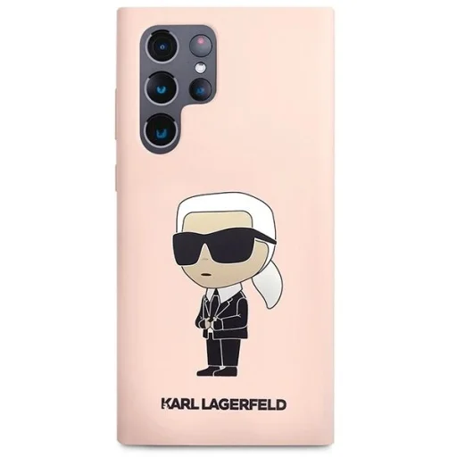 Karl Lagerfeld KLHCS23LSNIKBCP Sam S23 S918 Ultra hardcase pink/pink Silicone Ikonik - 3