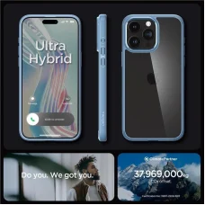  iPhone 15 Pro Max Sierra Blue Spigen Crystal Hybrid tok