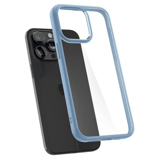  iPhone 15 Pro Max Sierra Blue Spigen Crystal Hybrid tok - 3