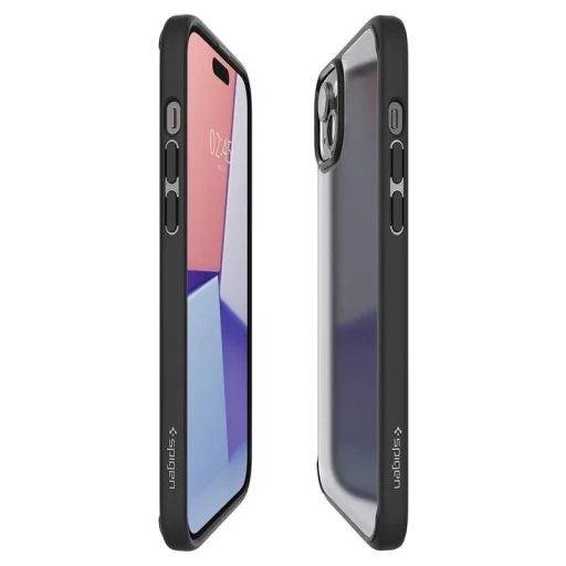  iPhone 15 Plus Spigen Ultra Hybrid tok, frost black - 13