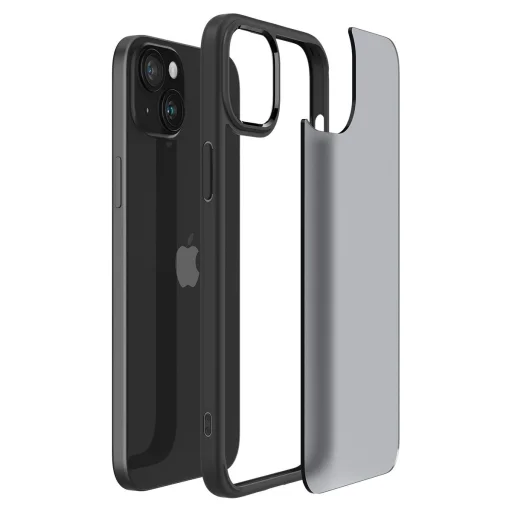  iPhone 15 Plus Spigen Ultra Hybrid tok, frost black - 14