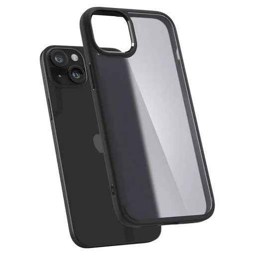  iPhone 15 Plus Spigen Ultra Hybrid tok, frost black - 11