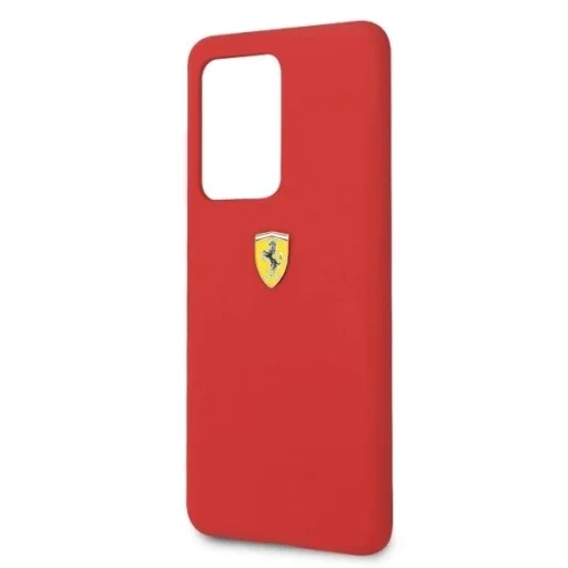 Ferrari Hardcase FESSIHCS69RE S20 Ultra G988 piros/piros szilikon tok - 5