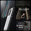  iPhone 15 Pro Max Fekete Matt Spigen Ultra Hybrid tok thumbnail