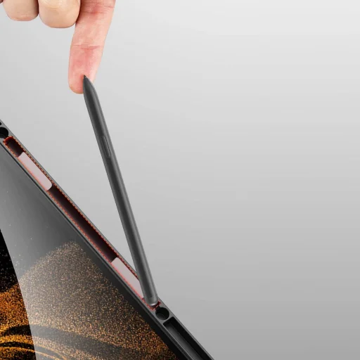 Dux Ducis Domo hajtogatható fliptok Smart Sleep funkcióval Samsung Galaxy Tab S8/S9 Ultra állvány fekete - 16