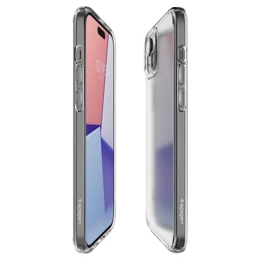  iPhone 15 Plus Spigen Ultra Hybrid tok - átlátszó és matt - 12