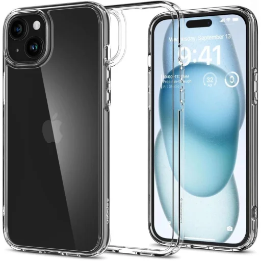  iPhone 15 Kristálytiszta Spigen Ultra Hybrid tok - 1