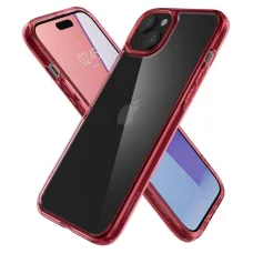  iPhone 15 Plus Spigen Ultra Hybrid, red crystal tok