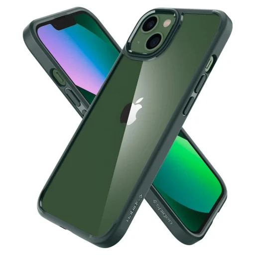  iPhone 13 Midnight Green Spigen Ultra Hybrid tok - 7