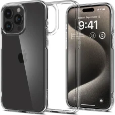  iPhone 15 Pro Max Átlátszó Spigen Ultra Hybrid tok
