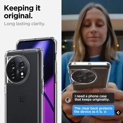  OnePlus 11 5G Crystal Clear Spigen Ultra Hybrid tok - 11