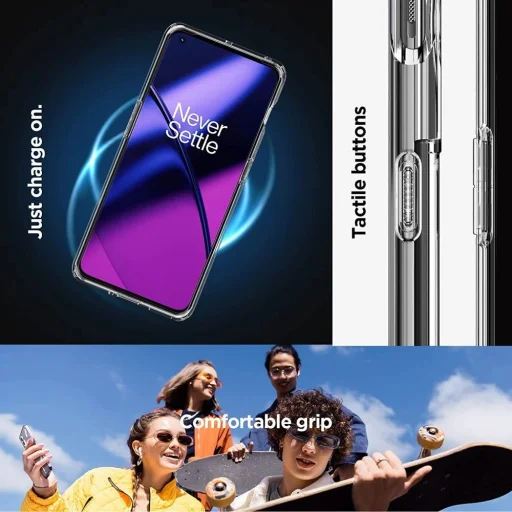  OnePlus 11 5G Crystal Clear Spigen Ultra Hybrid tok - 9