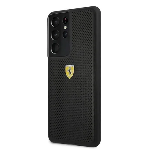 Ferrari FESPEHCS21LBK S21 Ultra G996 fekete/fekete fliptok On Track Perforated - 2