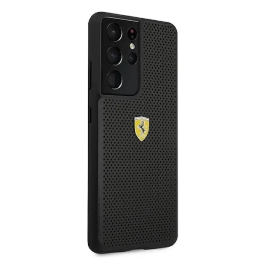 Ferrari FESPEHCS21LBK S21 Ultra G996 fekete/fekete fliptok On Track Perforated - 4