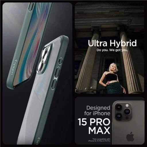  Apple iPhone 15 Pro Max Spigen Ultra Hybrid frost green tok - 5
