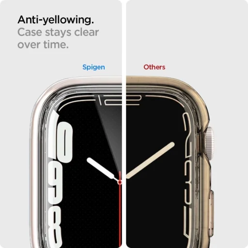 Apple Watch 7 / 8 / 9 (41 mm) átlátszó Spigen Ultra Hybrid tok - 10