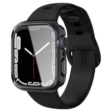Apple Watch 7 / 8 / 9 (45 mm) priehľadné sivé puzdro Spigen Ultra Hybrid