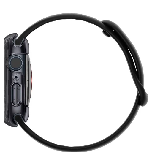  Apple Watch 7 / 8 / 9 (45 mm) Átlátszó Szürke Spigen Ultra Hybrid tok - 3