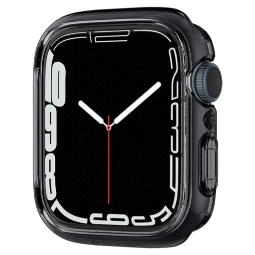  Apple Watch 7 / 8 / 9 (45 mm) Átlátszó Szürke Spigen Ultra Hybrid tok - 6