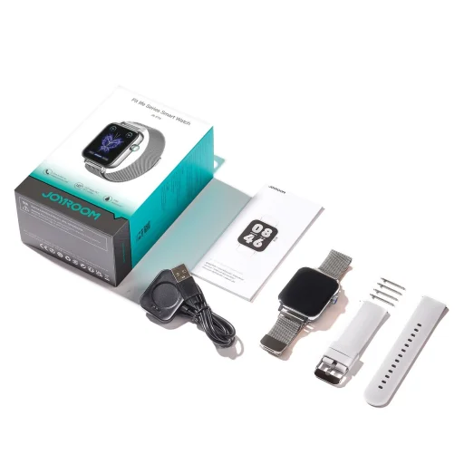 Joyroom Fit-Life JR-FT5 okosóra hívásfogadó funkcióval / IP68 védelem - ezüst - 5