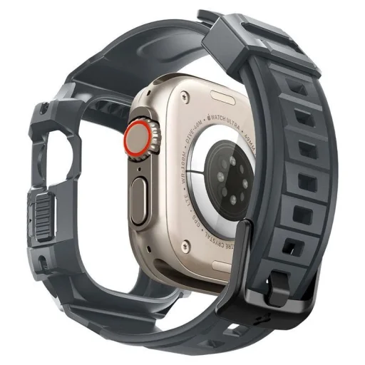  Apple Watch Ultra 1/2 (49 mm) Sötétszürke Spigen Rugged Armor Pro tok - 19