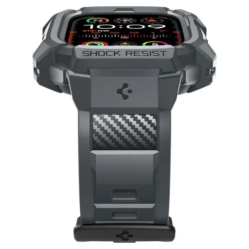  Apple Watch Ultra 1/2 (49 mm) Sötétszürke Spigen Rugged Armor Pro tok - 20