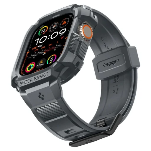  Apple Watch Ultra 1/2 (49 mm) Sötétszürke Spigen Rugged Armor Pro tok - 7