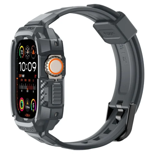  Apple Watch Ultra 1/2 (49 mm) Sötétszürke Spigen Rugged Armor Pro tok - 9