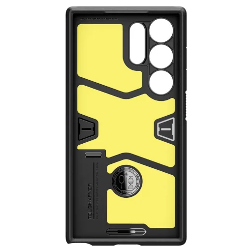  Samsung Galaxy S24 Ultra fekete Spigen Tough Armor tok - 8