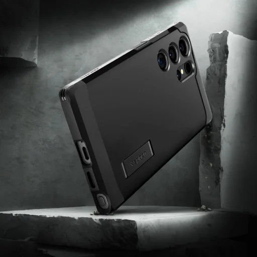  Samsung Galaxy S24 Ultra fekete Spigen Tough Armor tok - 9