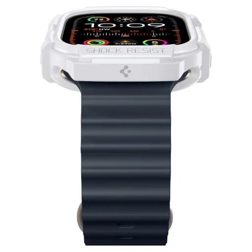  Apple Watch Ultra 1 / 2 (49 mm) fehér Spigen Rugged Armor tok - 5