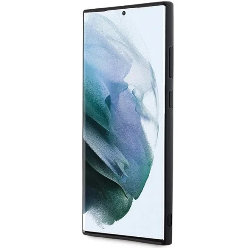 Karl Lagerfeld 3D Rubber Glitter Logo tok Samsung Galaxy S23 Ultra - fekete - 4