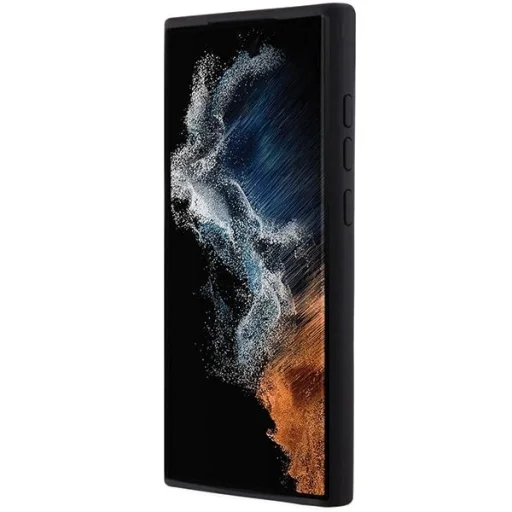 Karl Lagerfeld Szilikon Choupette Metal Pin tok Samsung Galaxy S23 Ultra-hoz - fekete - 5