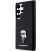 Karl Lagerfeld Silicone Ikonik Metal Pin tok Samsung Galaxy S23 Ultra - fekete thumbnail