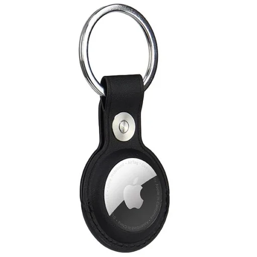  Apple AirTag fekete Audi Szintetikus Bőr tok - 4