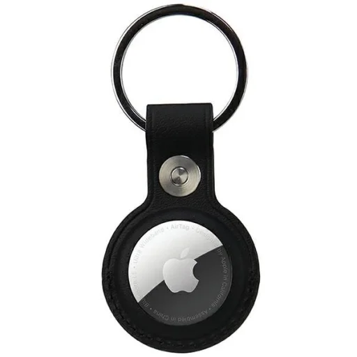  Apple AirTag fekete Audi Szintetikus Bőr tok - 1