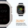  Apple Watch Ultra 1 / 2 / 3 (49 mm) bézs Spigen Rugged Armor tok thumbnail