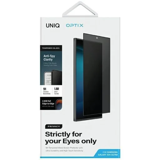 Uniq Optix Privacy edzett üveg Samsung Galaxy S24 Ultra 5G-höz applikátorral üvegfólia - 2
