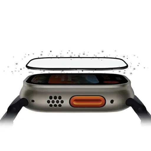 Uniq Optix Vivid üvegfólia Apple Watch Ultra 49 mm-hez applikátorral - 4