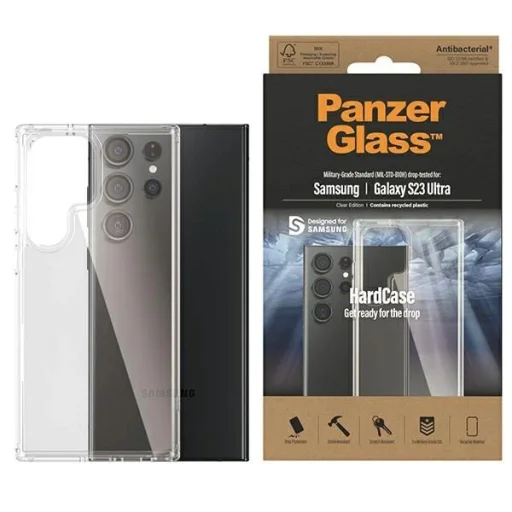 PanzerGlass ClearCase tok Samsung Galaxy S23 Ultra - átlátszó - 1