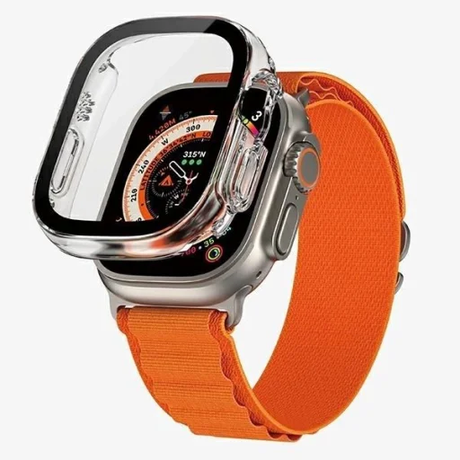 PanzerGlass Teljes Testet Védő Tok Apple Watch Ultra 49 mm-re - átlátszó - 2