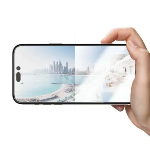 PanzerGlass Ultra-Wide Fit antibakteriális edzett üvegfólia tükröződésmentes réteggel és pozicionálóval iPhone 14 Pro Max készülékhez Üvegfólia - 7